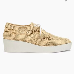 Robert Clergerie Lisa Raffia Platform Derby’s Oxfords 41. New in box.